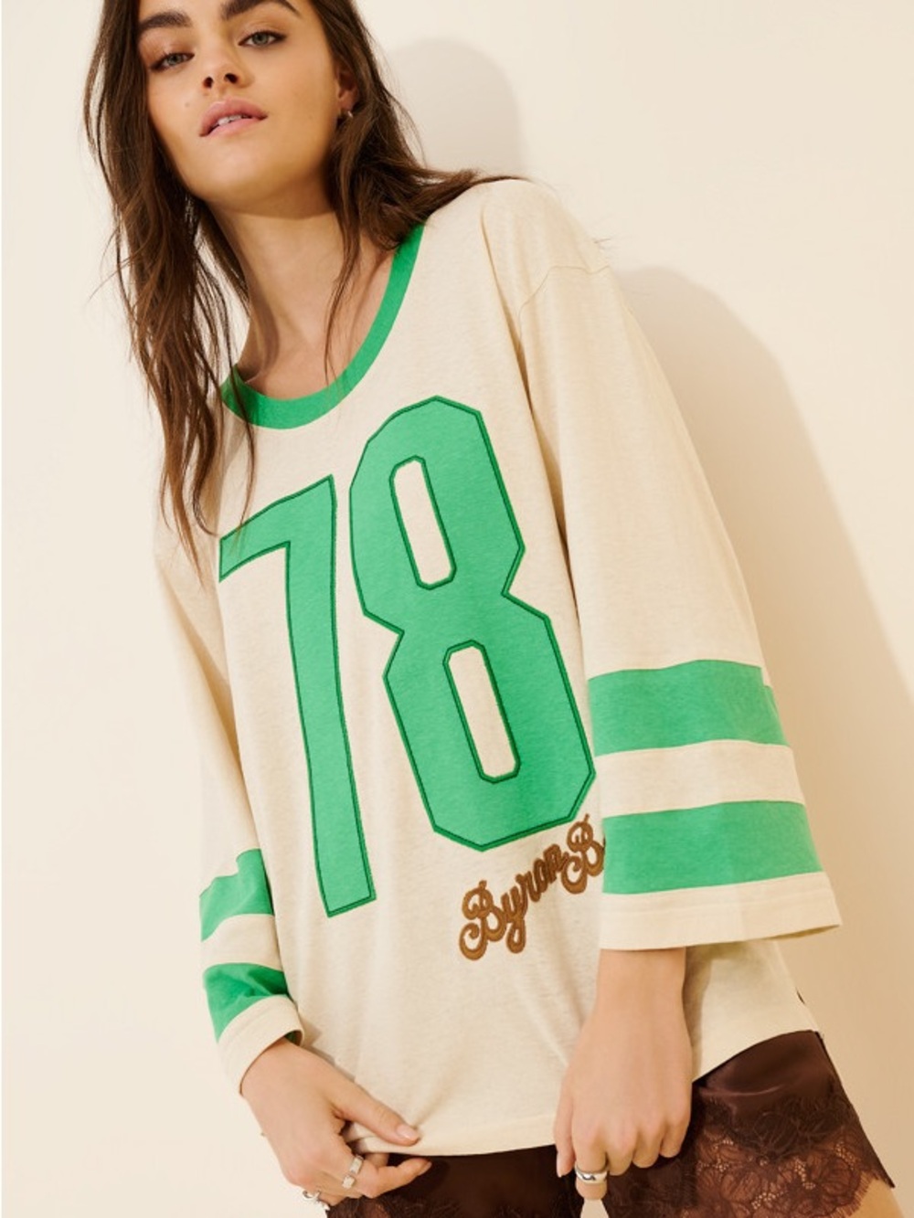 SPELL Homecoming Long Sleeve Biker Tee Size L